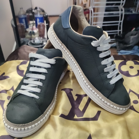 Hogan blue nubuk sneakers - Picture 5 of 10